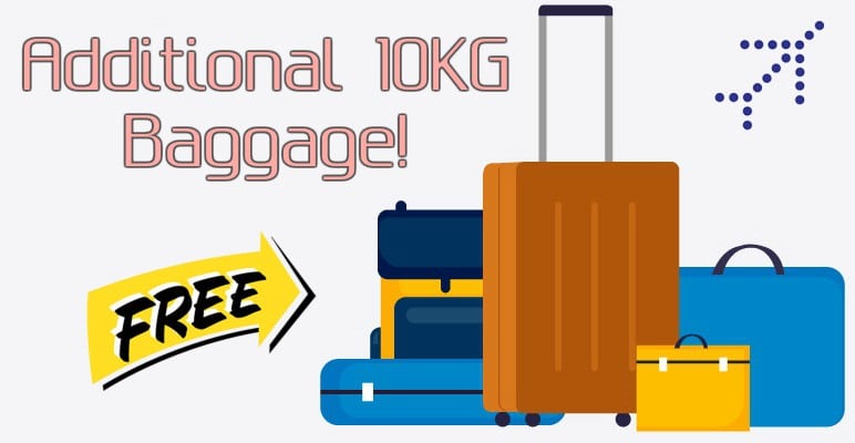 Indigo Additional 10KG Baggage offer