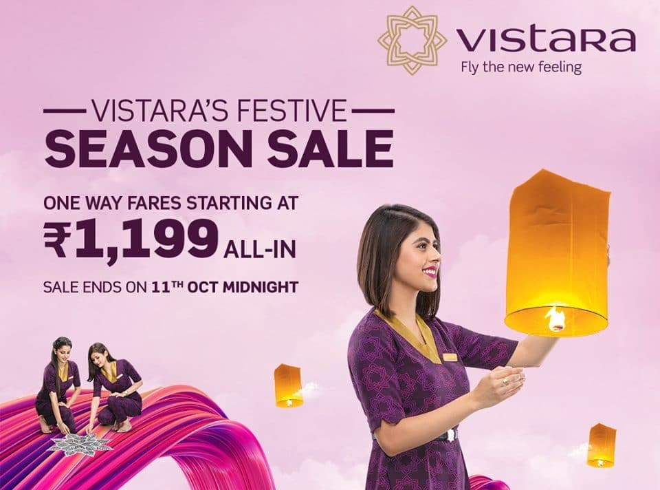 Vistara Festive Season Sale