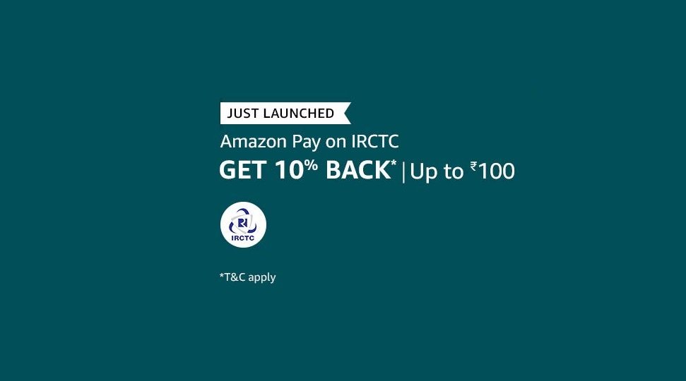 Amazon Pay IRCTC Offer