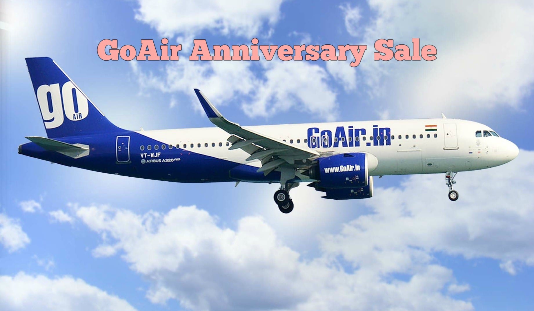 GoAir Anniversary Sale Offer