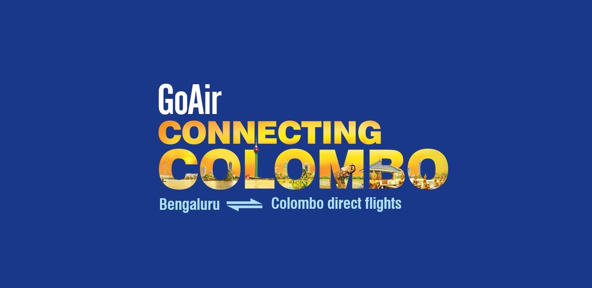 GoAir flight to Colombo