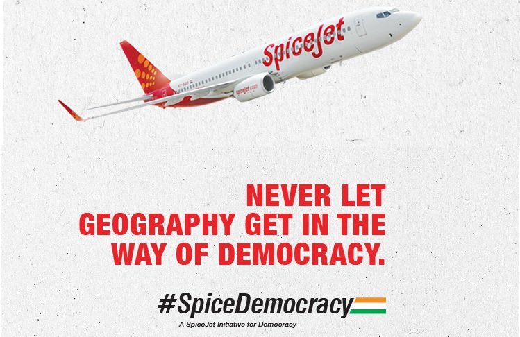 SpiceJet Free Tickets Delhi Voting