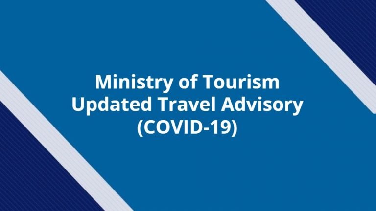 Ministry of Tourism Update Travel Advisory Covid-19