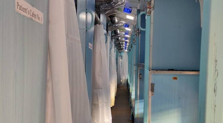 Railways coaches isolation cabins