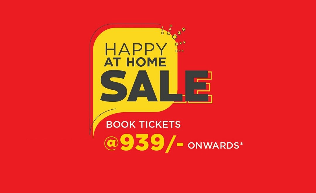 SpiceJet Happy At Home Sale