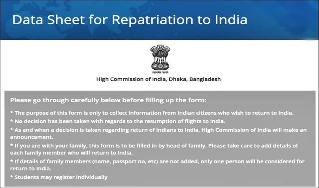 Bangladesh starts registering Indians