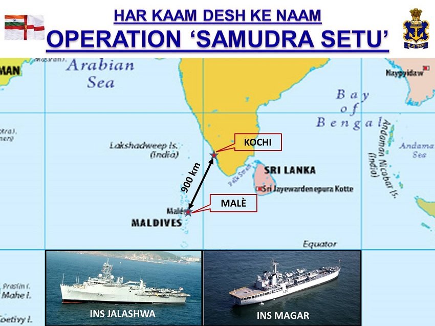 Indian Navy launches Operation Samudra Setu