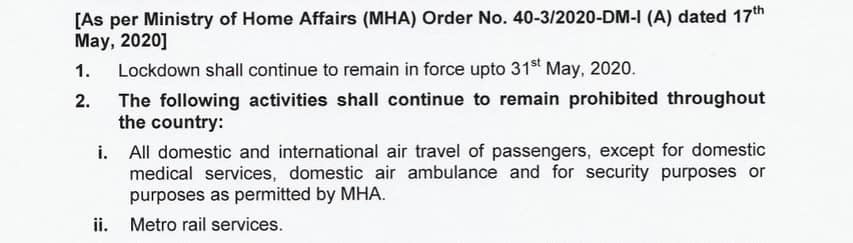 MHA on Flight Suspension