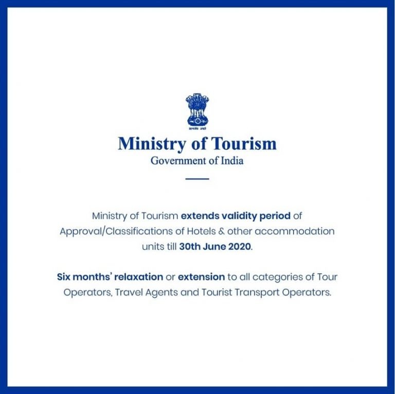 Ministry of Tourism extends validity period of Approval of Hotels