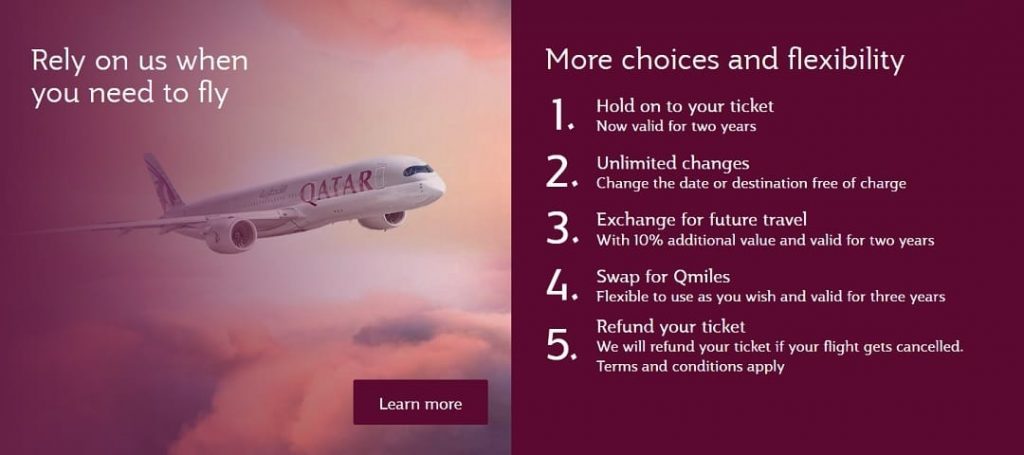 Qatar Airways Announce New Reschedule Policy - travelobiz