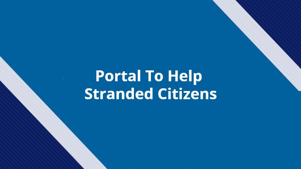 portal to help stranded citizens