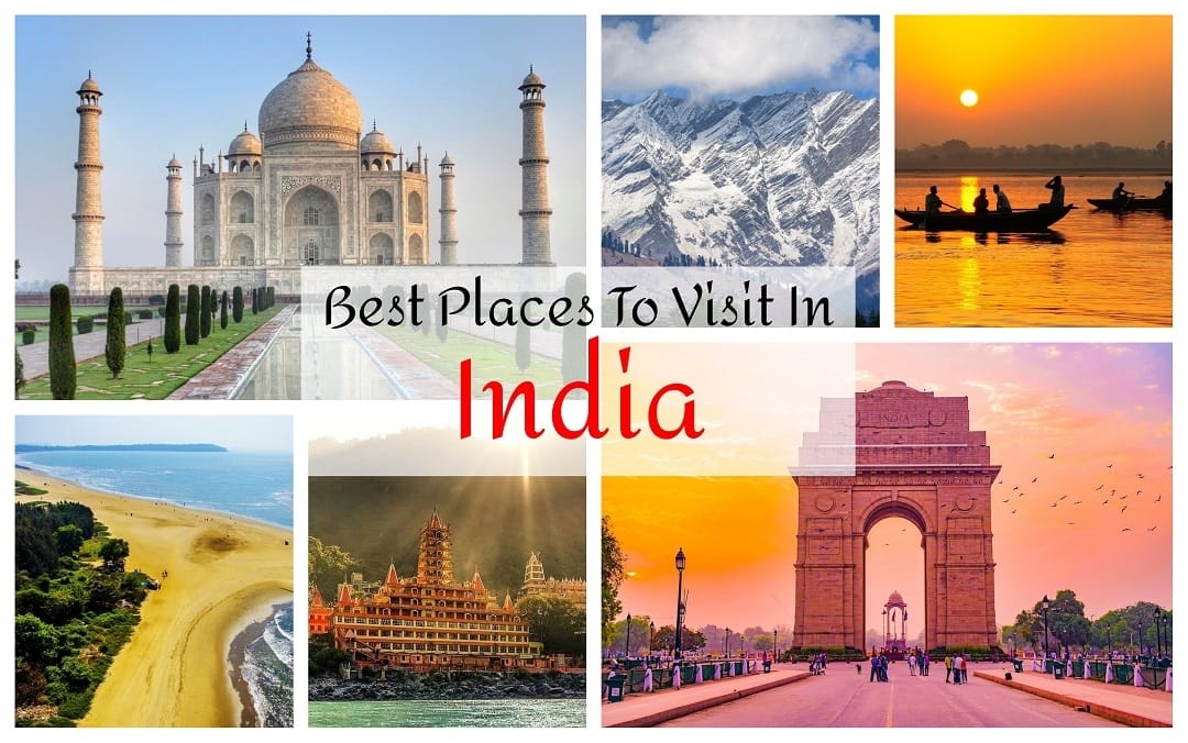 top 6 tourist places in india