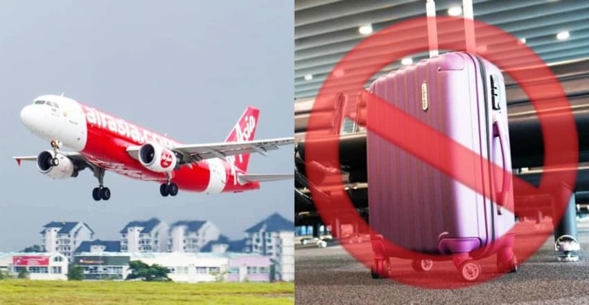 AirAsia Banned Wheeled Luggage In Cabin To Facilitate Social Distancing