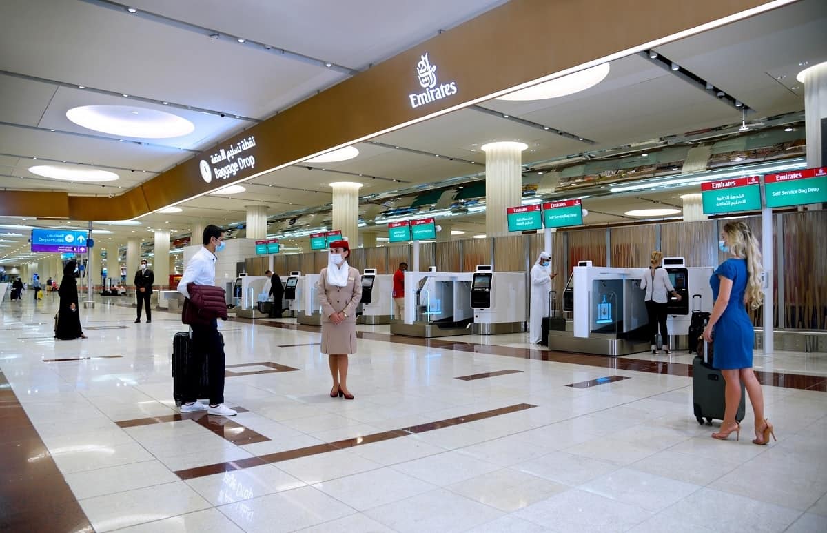 Emirates self check-in Dubai