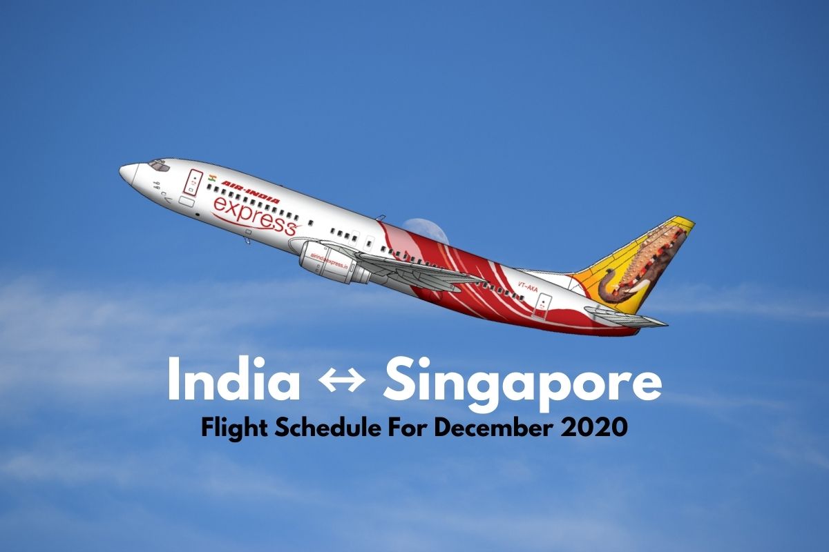 Air India Express Singapore December