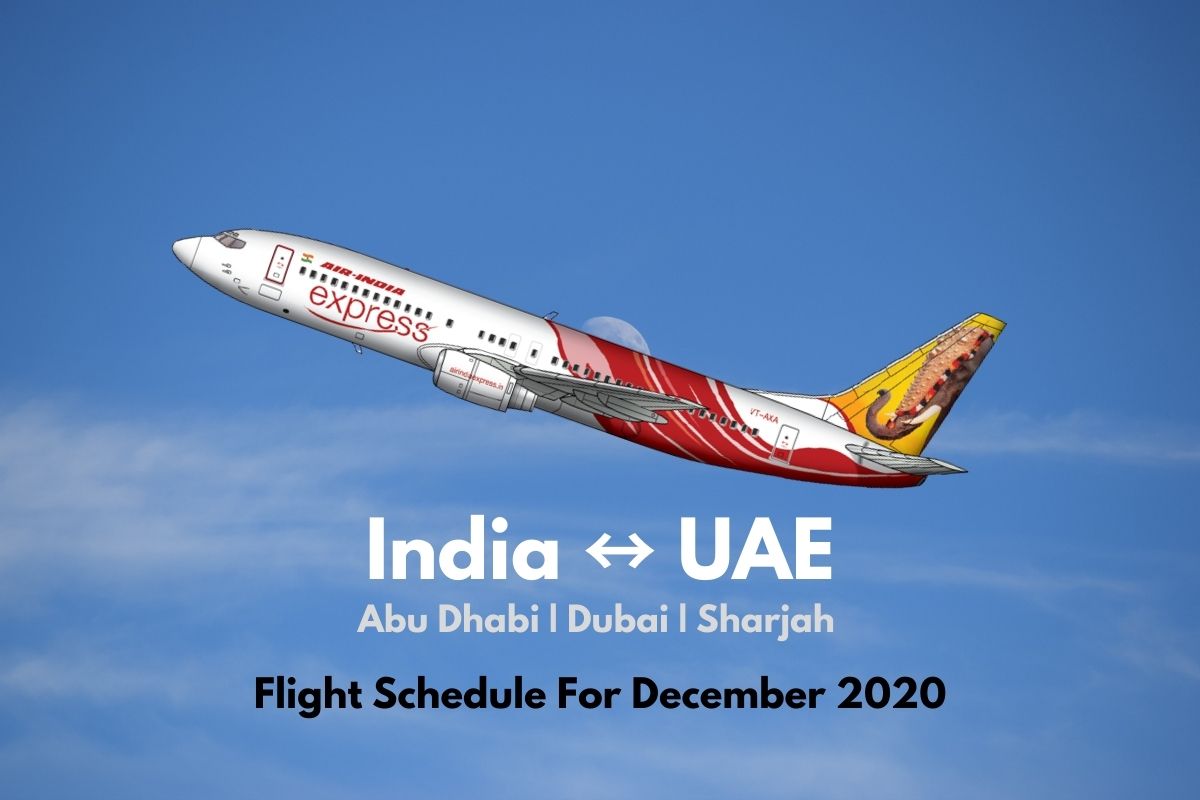 Air India Express UAE December