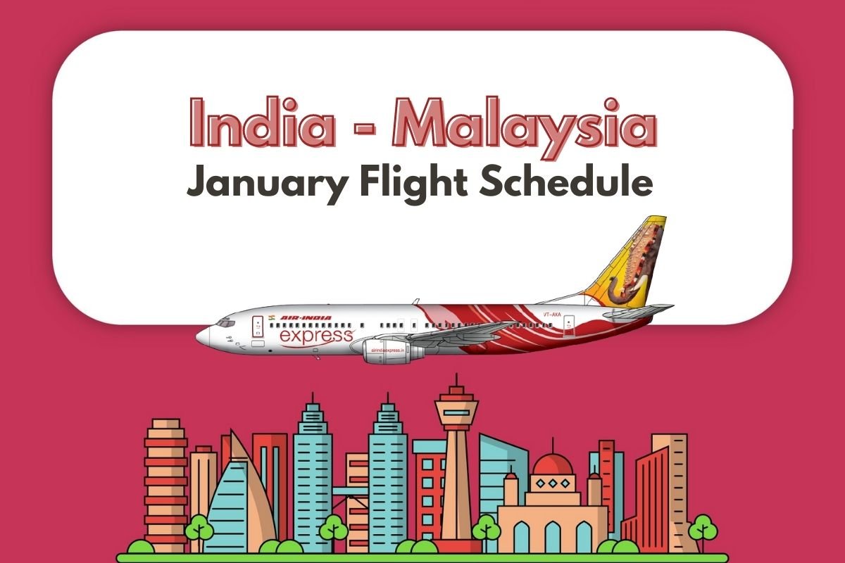 Air India Express January Schedule Malaysia