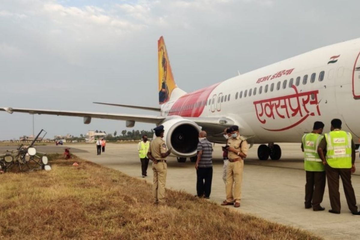 Air India Express Flight Hits Electric Pole While Landing