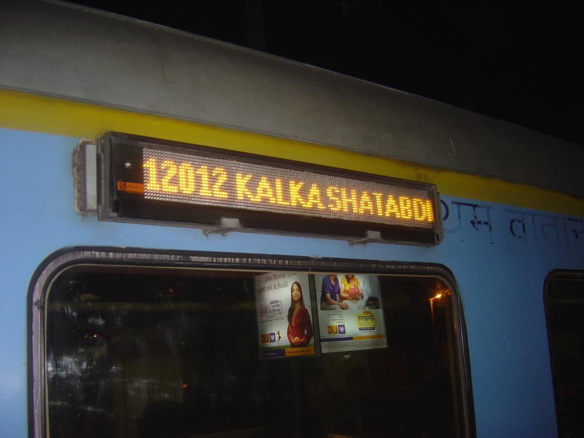 Delhi-Kalka Shatabdi Express