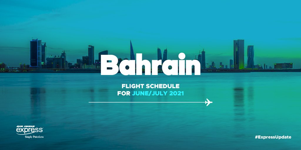 Air India Express New Flight Schedule For Bahrain