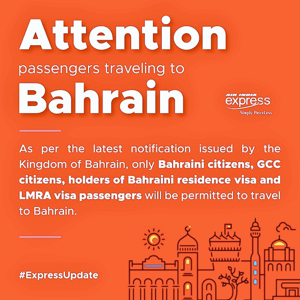 bahrain travel requirements from pakistan