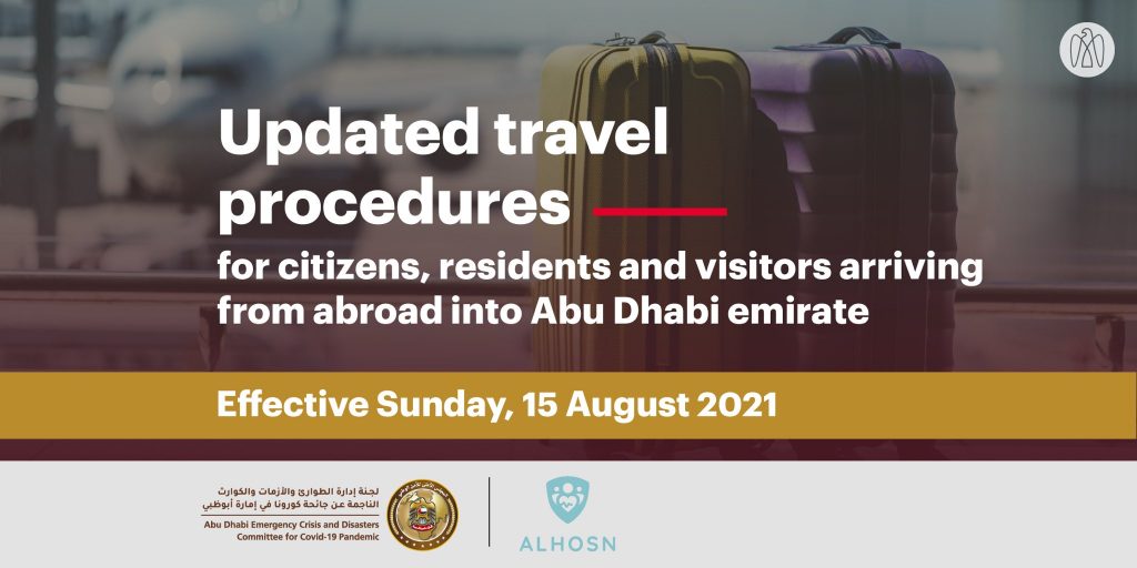 Abu Dhabi Updates Travel Procedures for UAE Citizens, Residents, Visitors