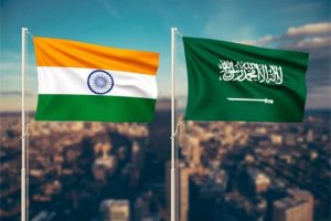 India - Saudi Arabia Flag