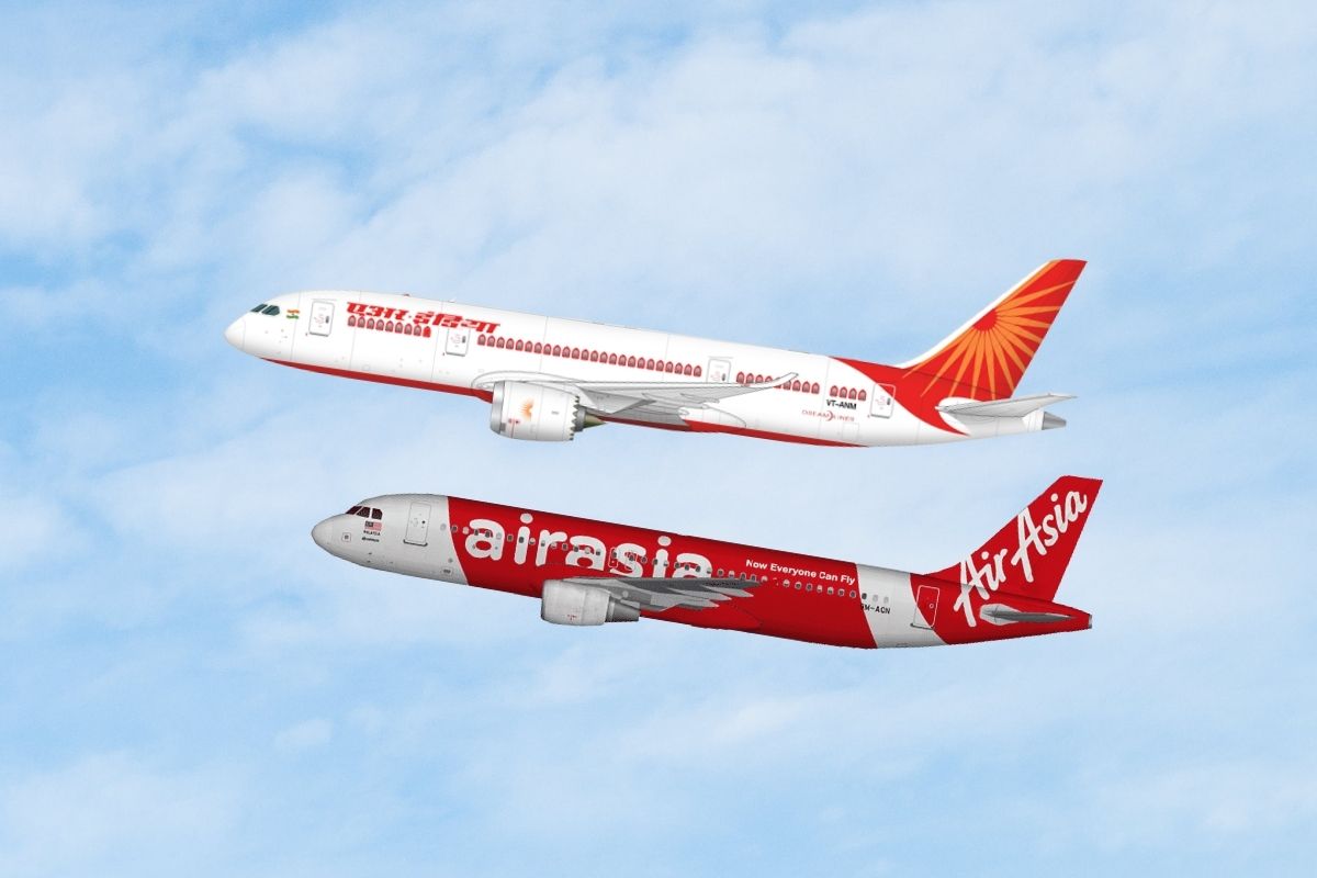 Air India 100% Stake In AirAsia India