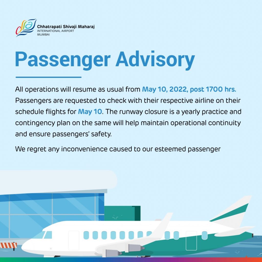 CSMIA Passenger Advisory