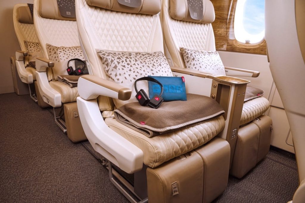 Emirates - Luxurious seats