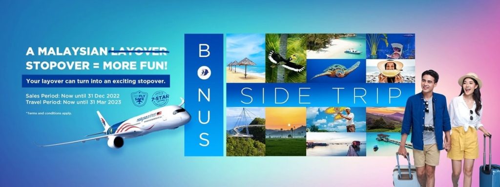 bonus side trip malaysia airlines