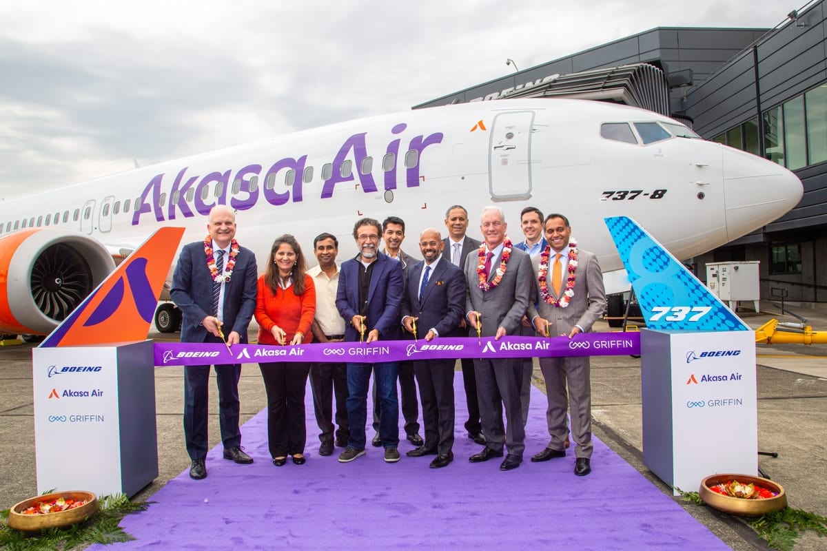 Akasa Air Takes Delivery of First Aircraft