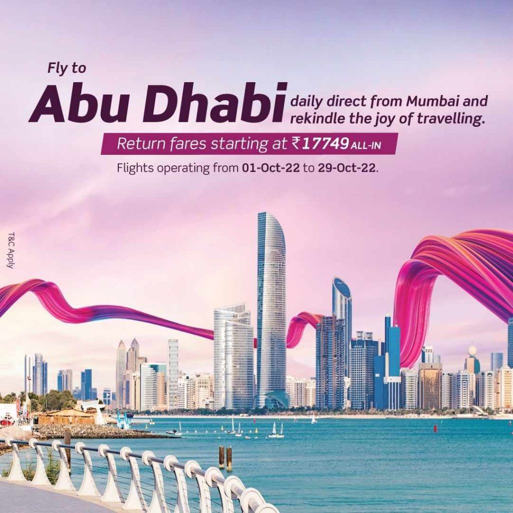 Vistara Flights Between Abu Dhabi And Mumbai