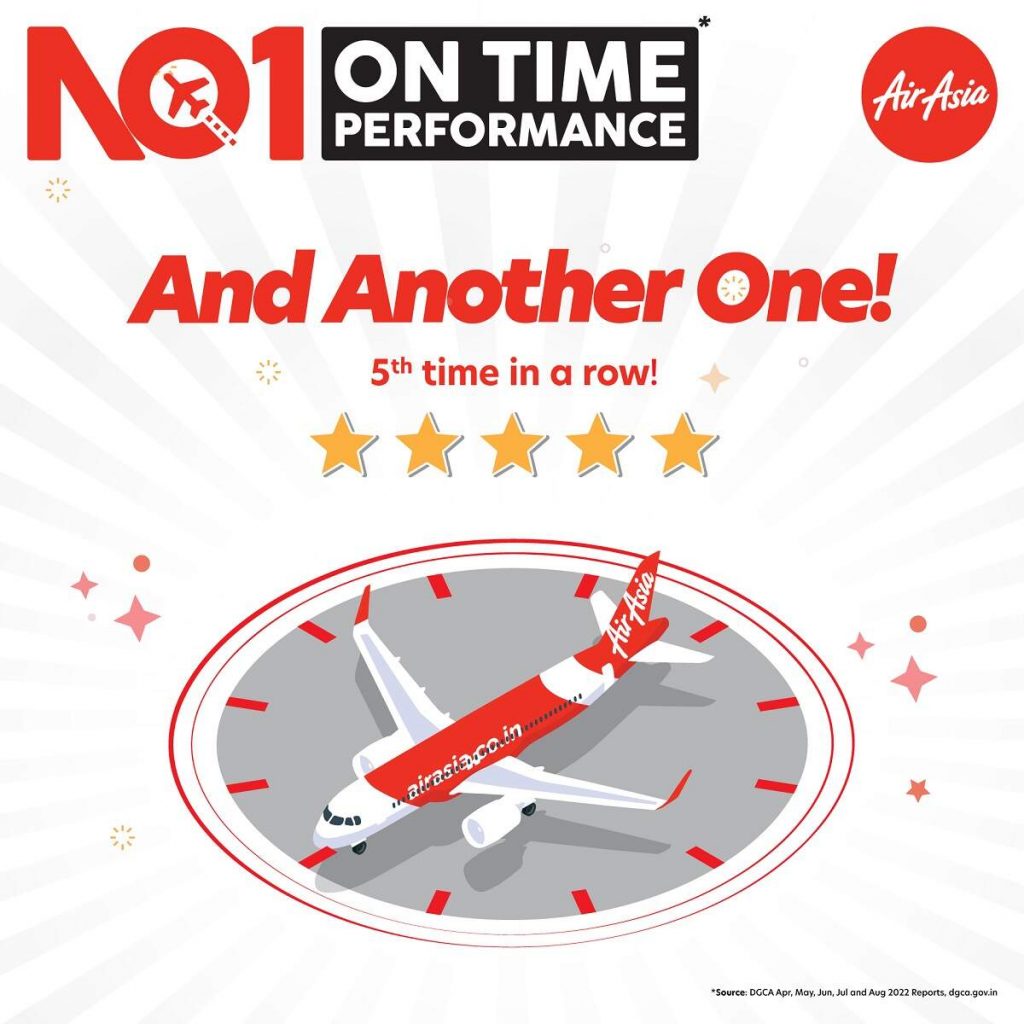 AirAsia India On Time Performance