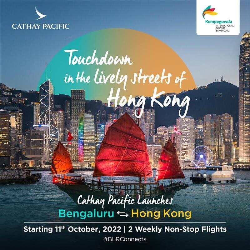 Cathay Pacific Bengaluru-Hong Kong Flights