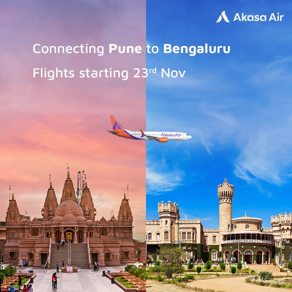 Akasa Air Bengaluru-Pune Flight