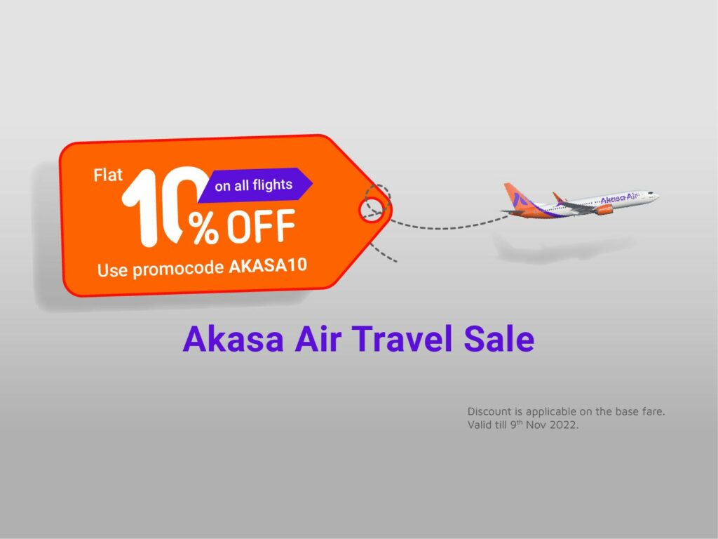 Akasa Air Travel Offer