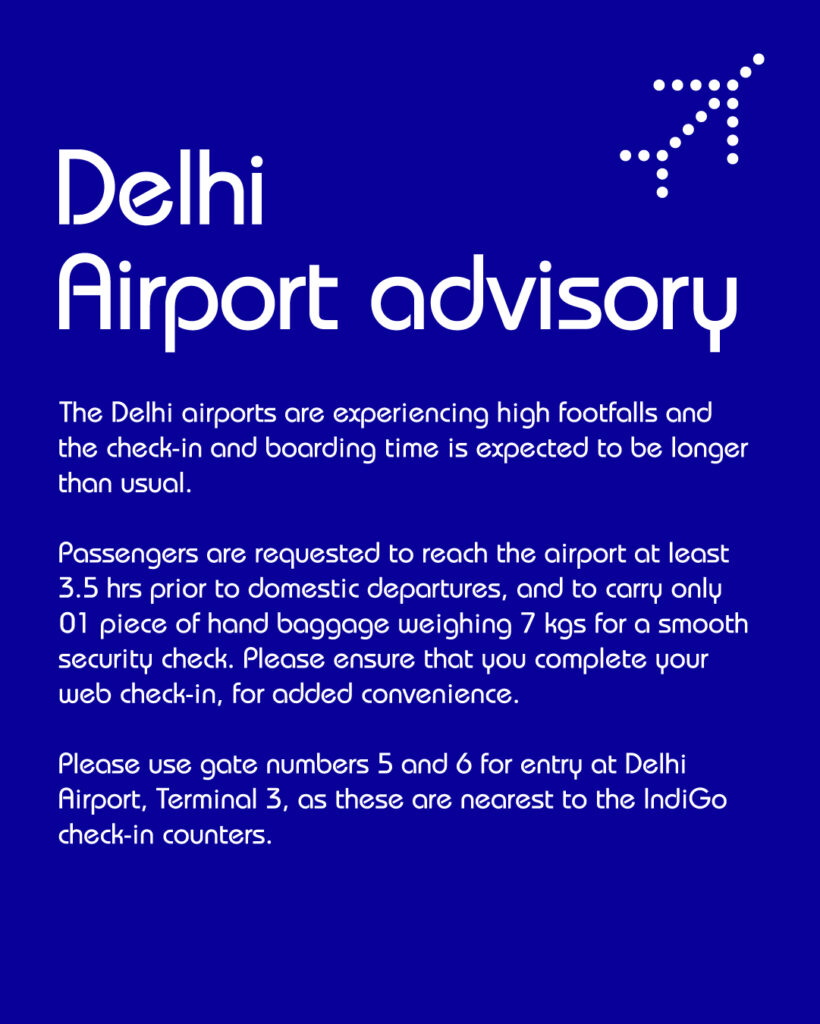 Delhi Airport Advisory