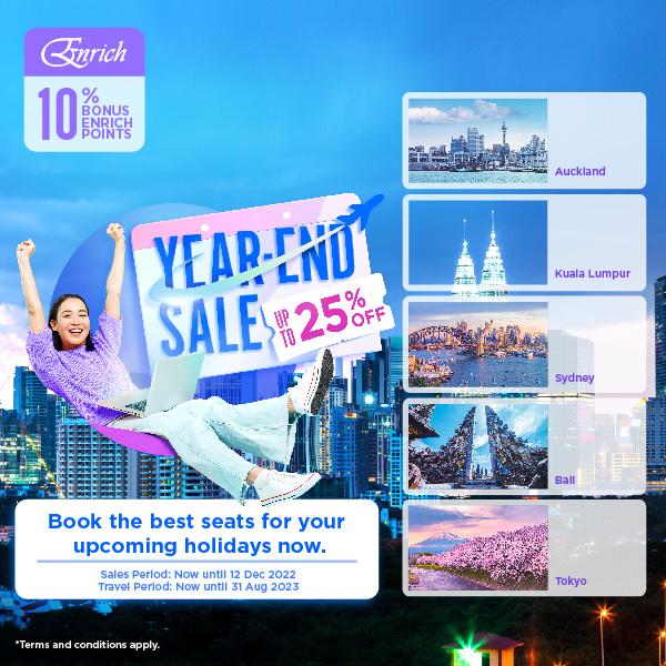 Malaysia Airlines Year-End Sale