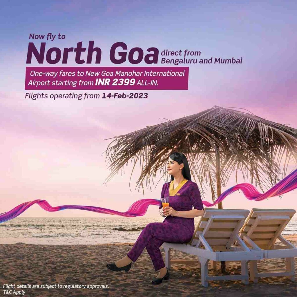 Vistara Flights to North Goa