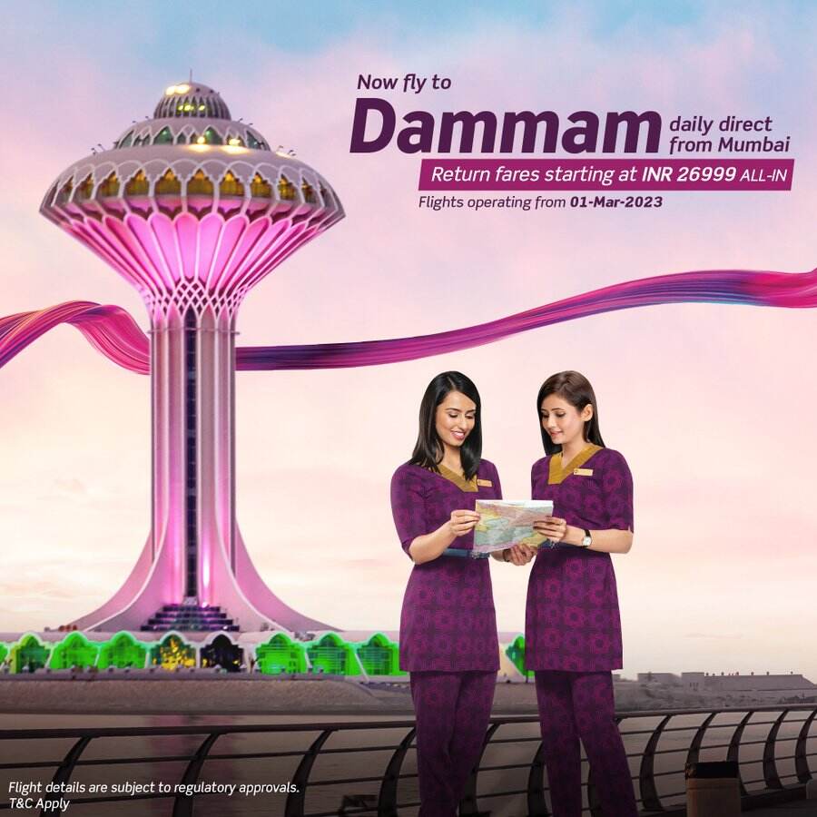 Vistara Mumbai Dammam Flight