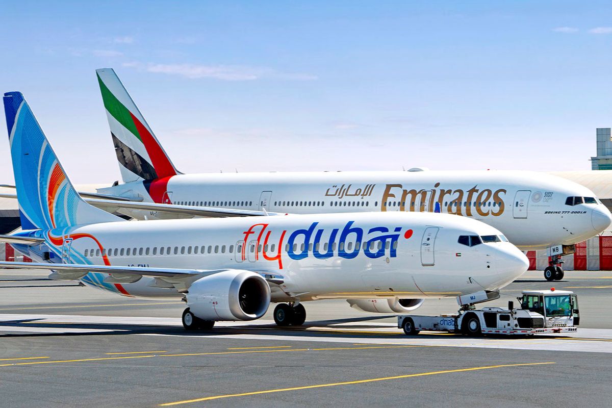 Emirates and flydubai Aircraft