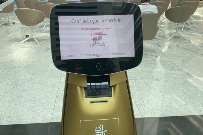 Emirates Robotic Check-in System