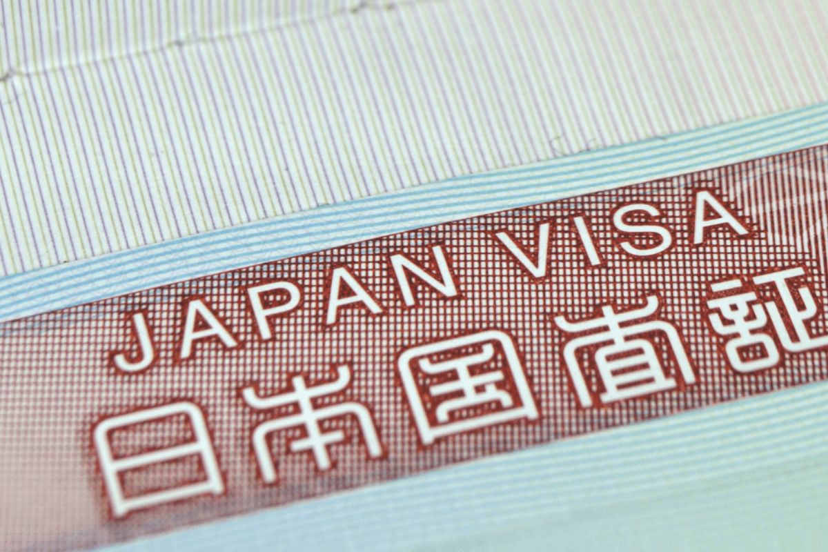 Image of Japan Visa Sticker