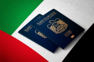 UAE Passport and Flag Image