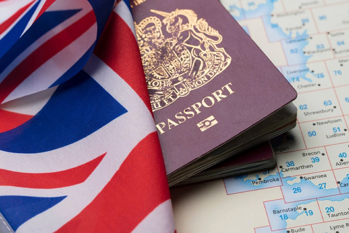 UK Flag And Passport Image (1)