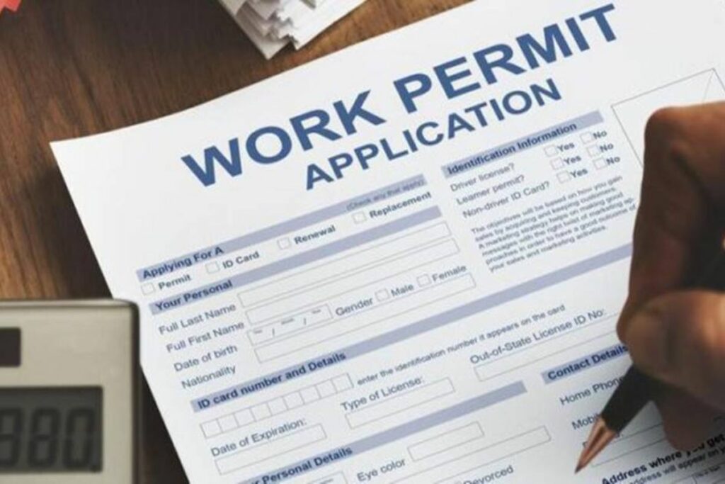 New Work Permit Processing