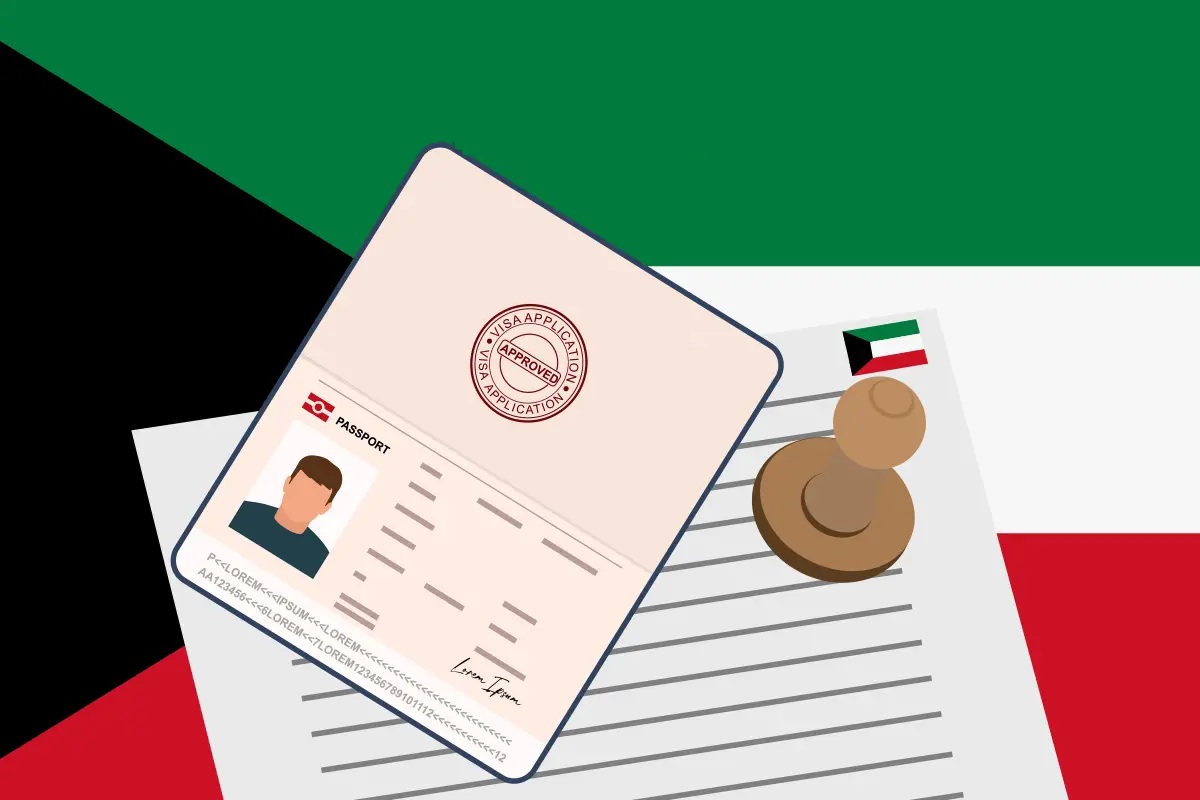 kuwait visit visa status