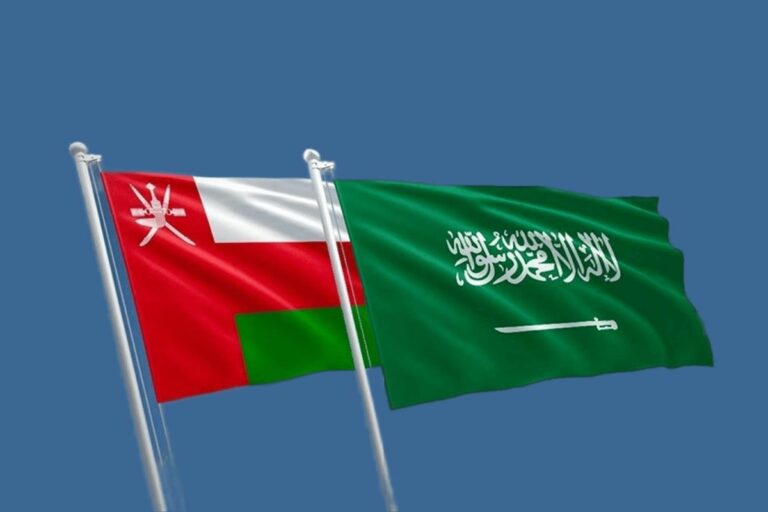 Oman And Saudi Arabia Flag