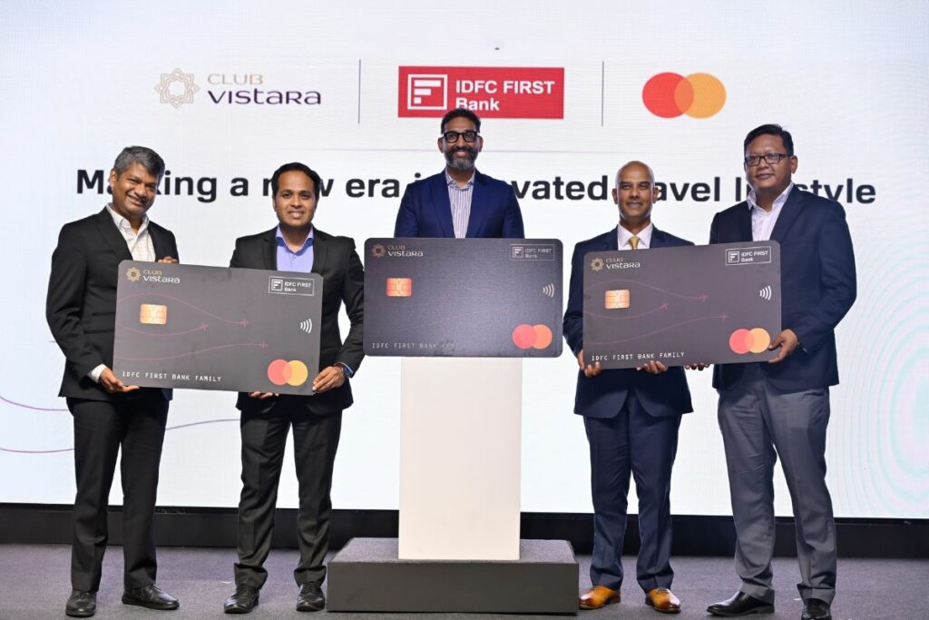 IDFC First Bank, Vistara and Master Card Launch Travel Credit Card